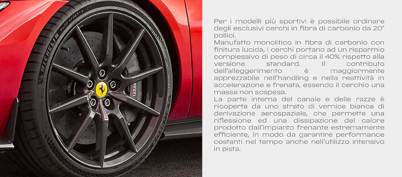Ferrari Cerchi Carbonio