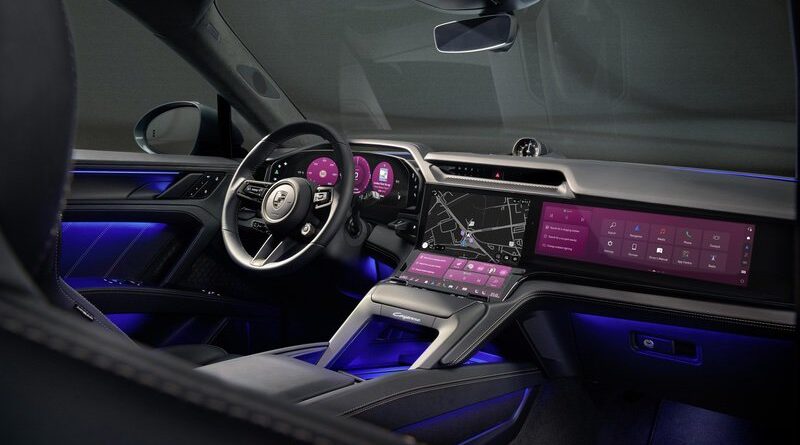 Porsche Cayenne Electric: ecco gli interni del futuro Porsche