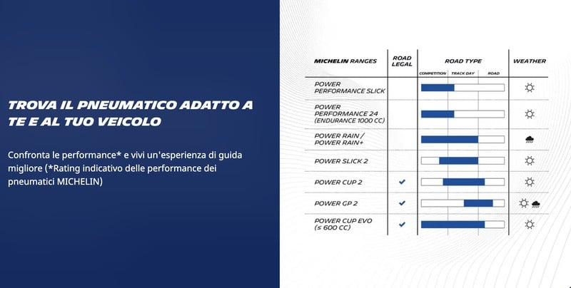 Michelin Power Performance Slick 12