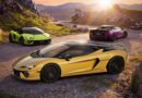 Lamborghini Temerario Tettonero in Giallo Inti, Verde Scandal e Viola Pasifae, immagine ufficiale