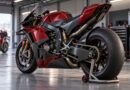 MotoGP Australia, moto da corsa generica con pneumatico slick – illustrazione IA